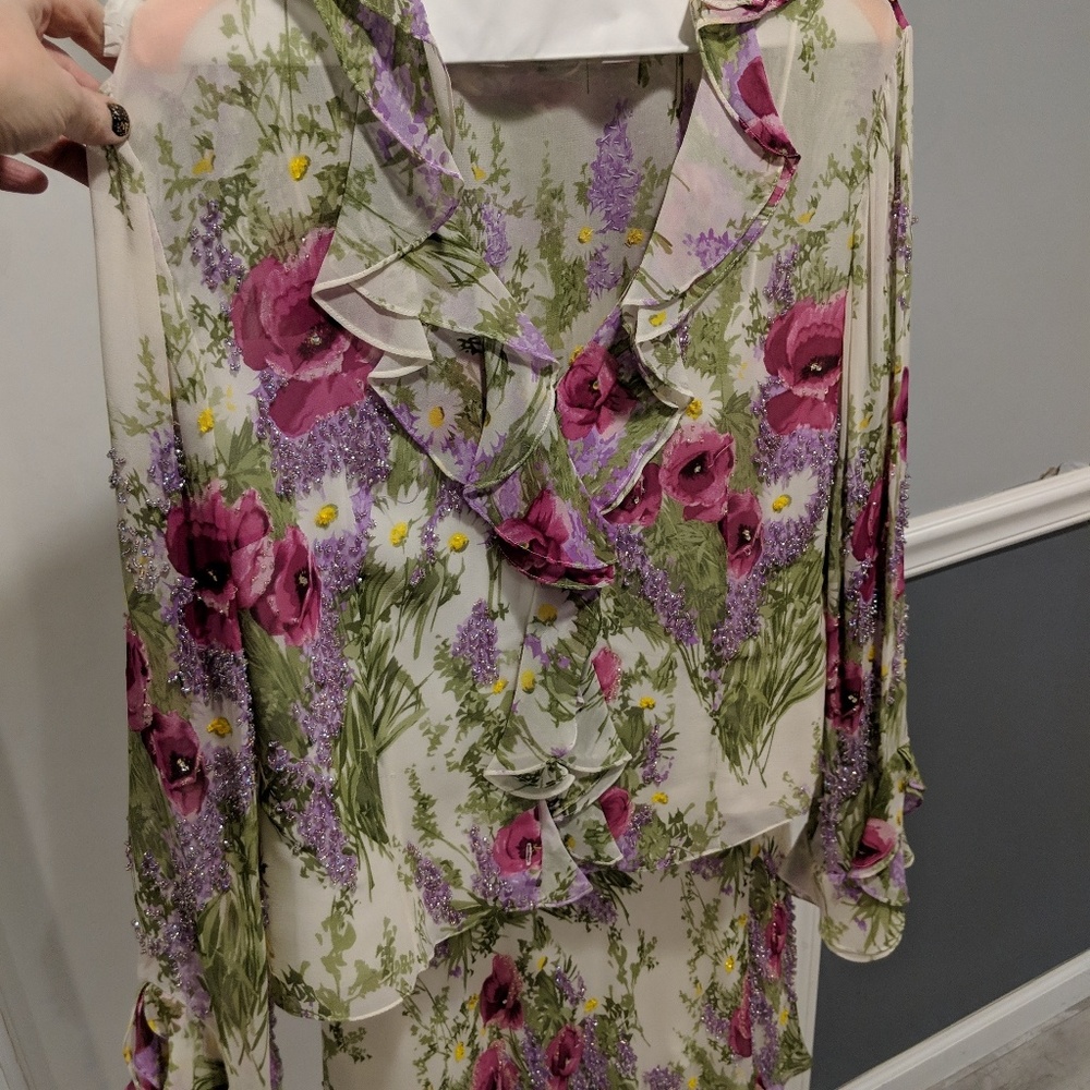 VIE 2 pc floral dress